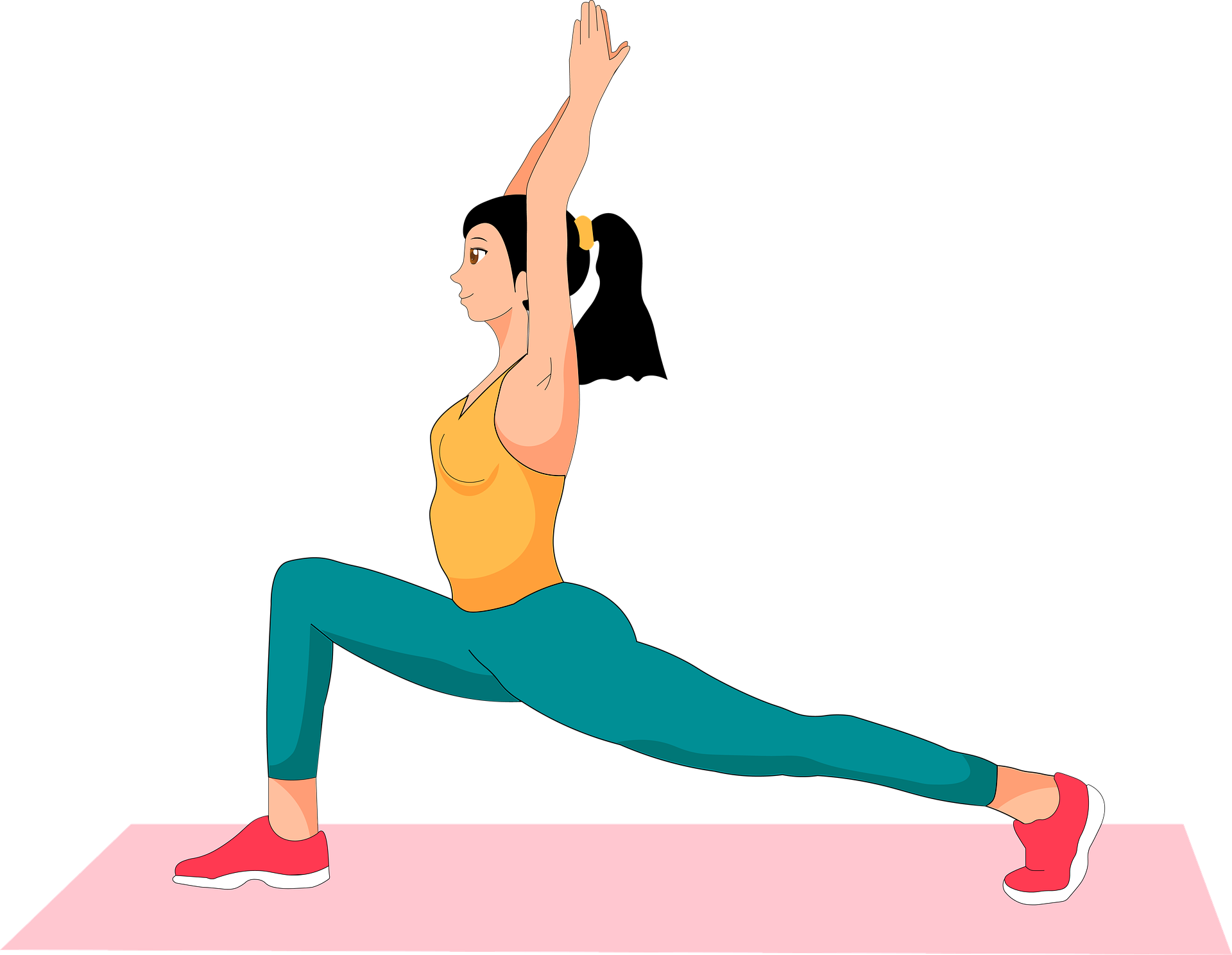 Stretching Woman